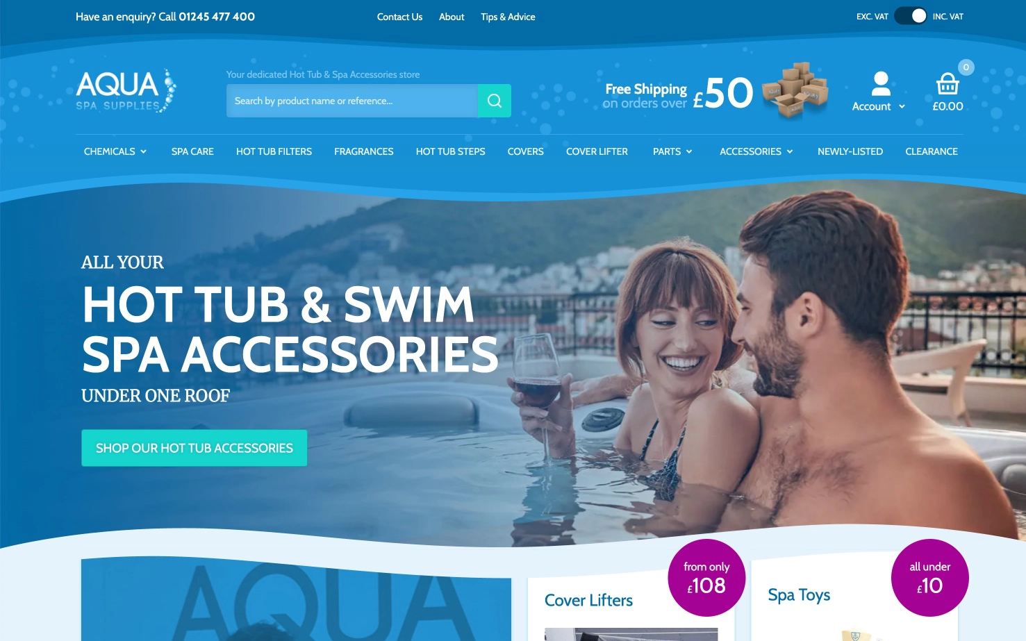 Live · aquaspasupplies.co.uk