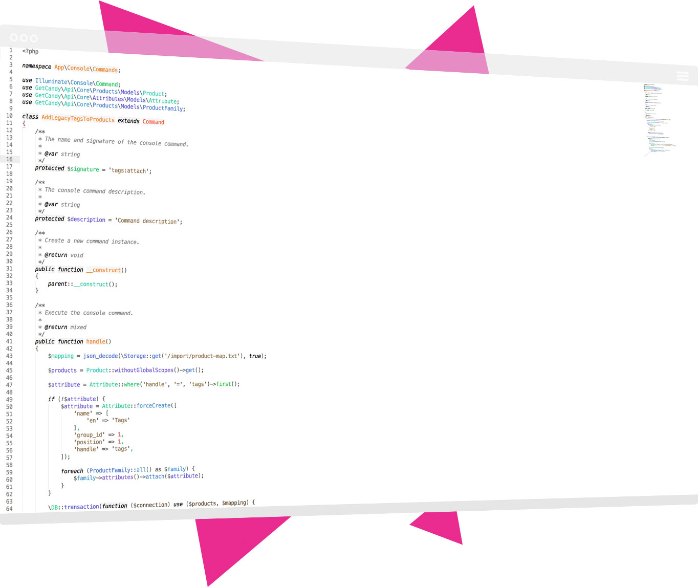 Laravel code