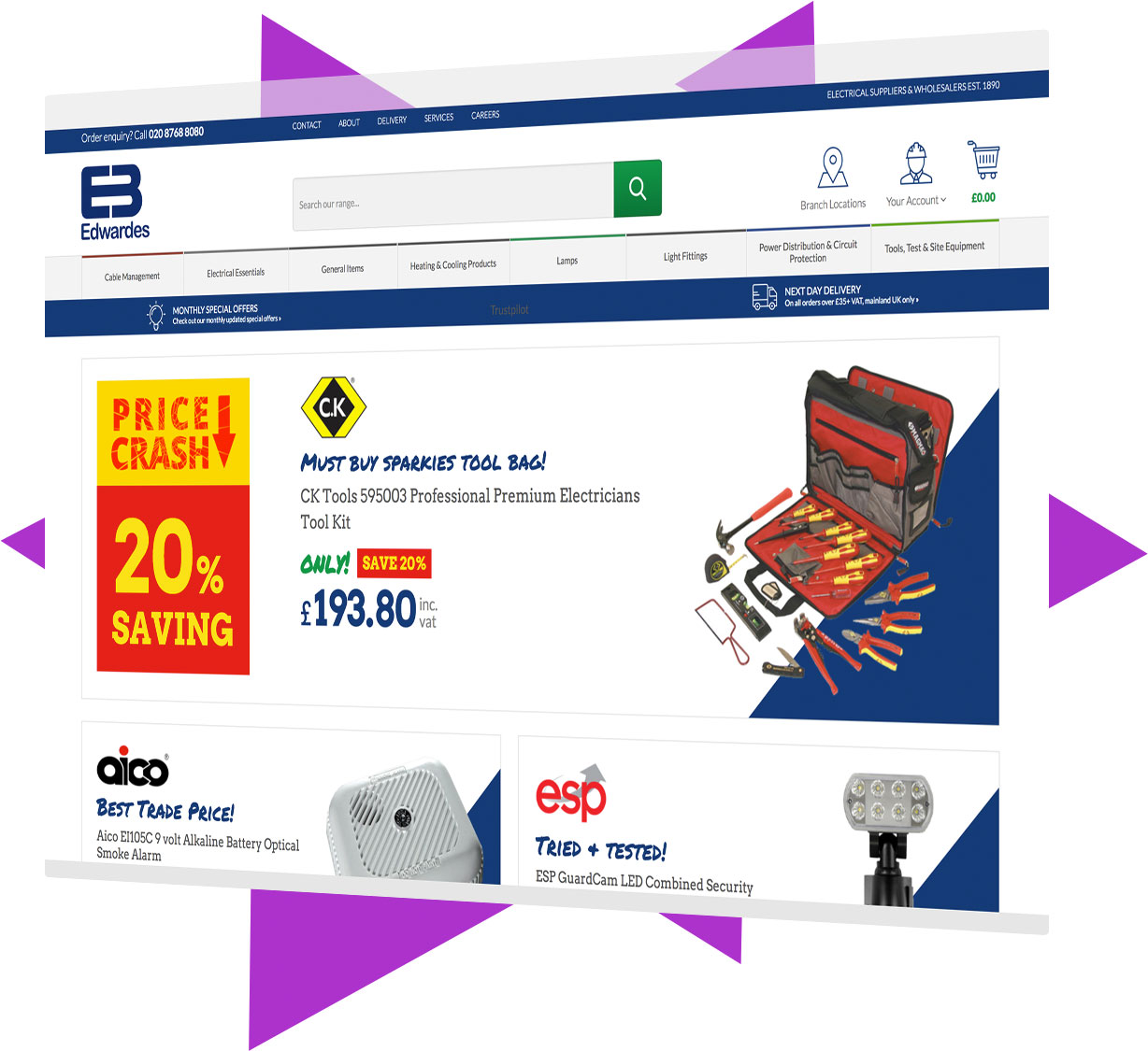 Edwardes E-Commerce Get Candy Website